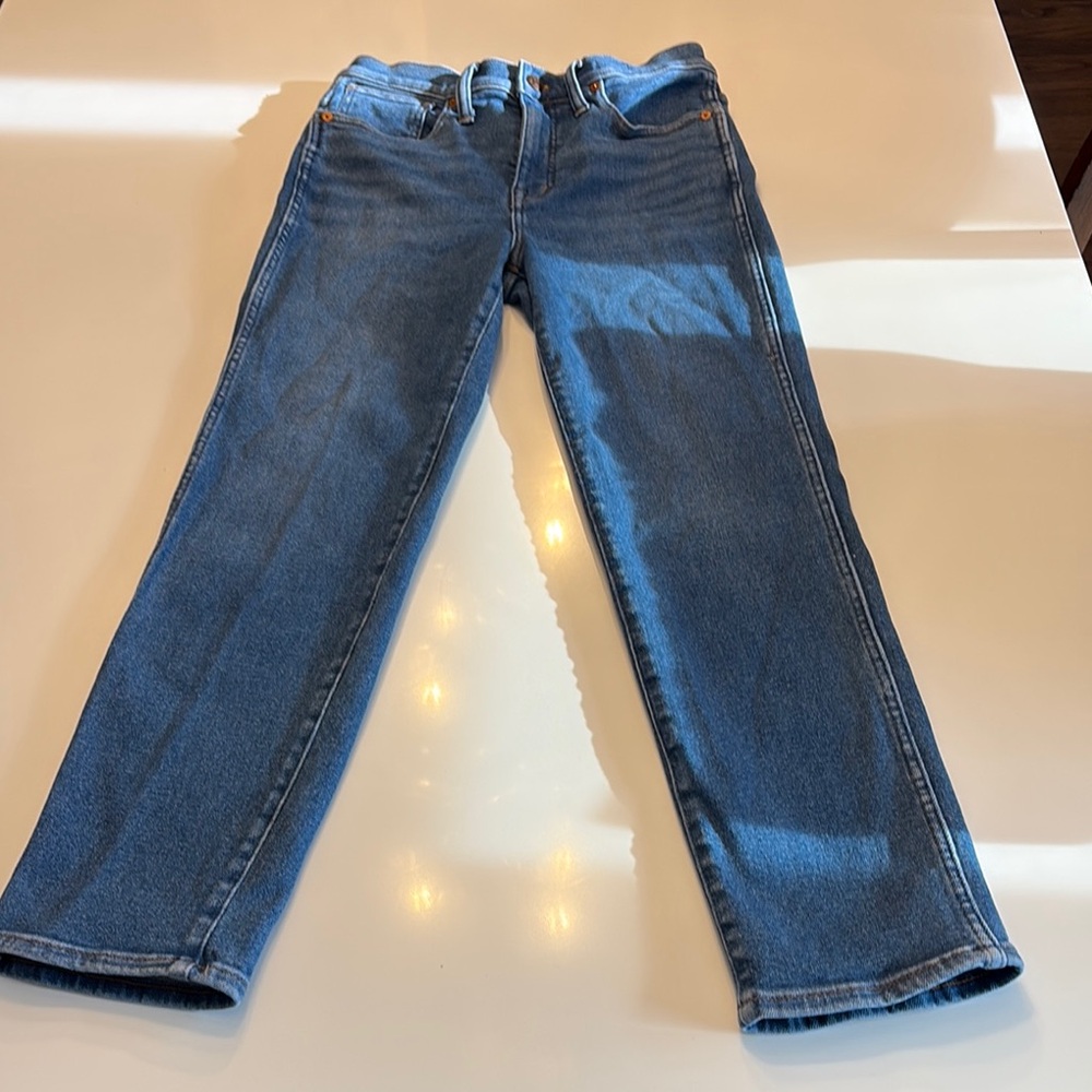 👖 Madewell Stovepipe Jeans – Size 26 – Classic Straight Fit Denim
